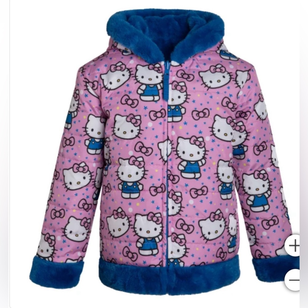 Hello Kitty Character Kids' Reversible Jacket - Picture 2 of 5